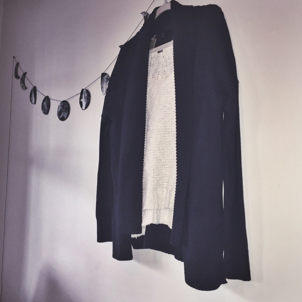 J. Crew Knitted Open Shawl Cardigan